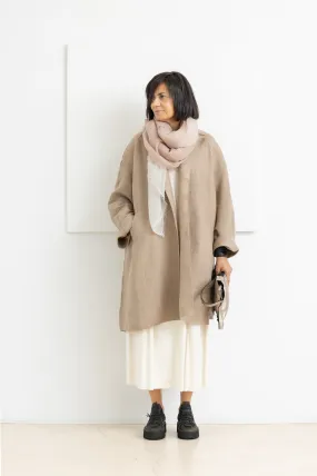BOBOUTIC DUST COAT NATURAL