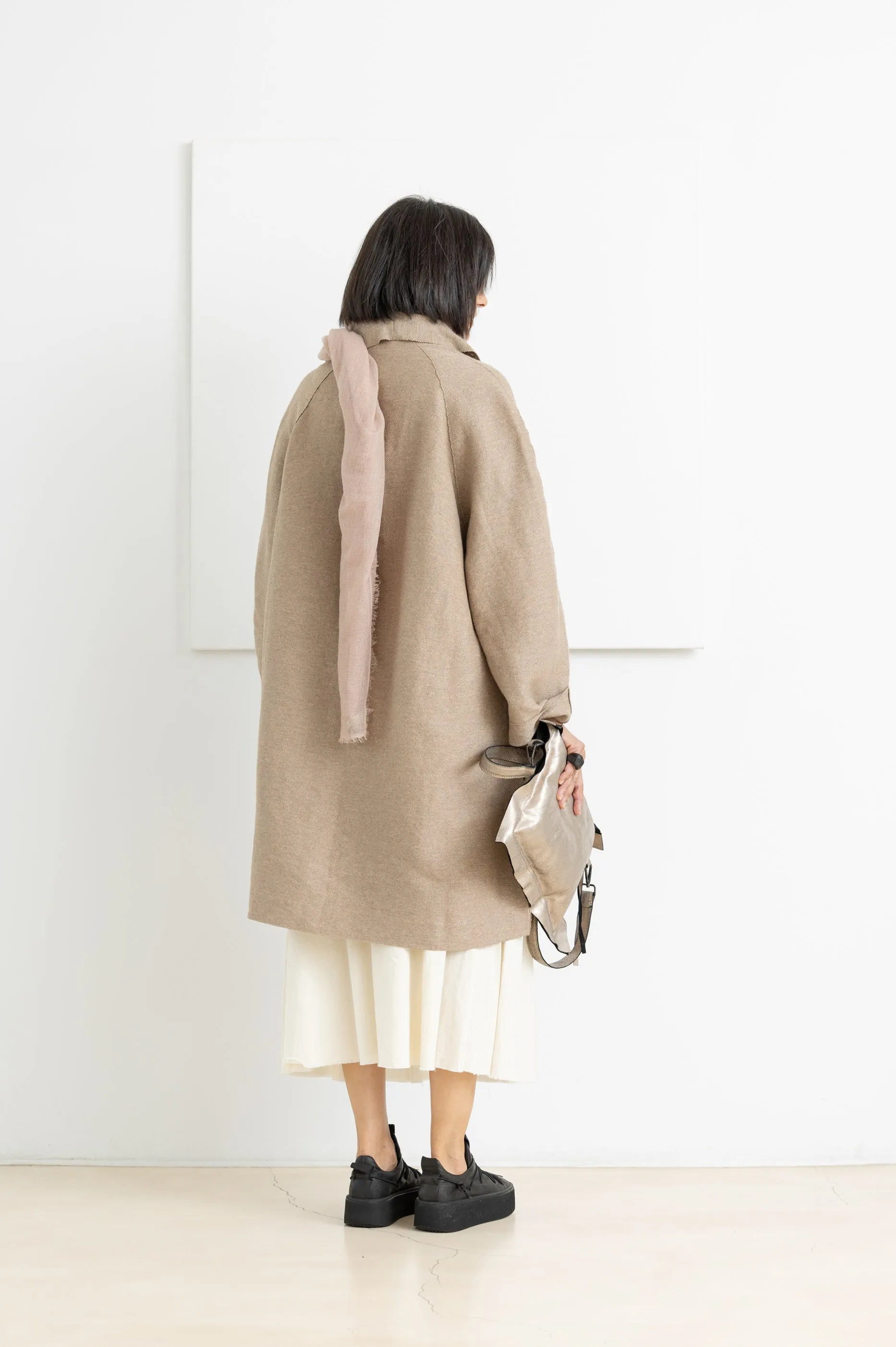 BOBOUTIC DUST COAT NATURAL