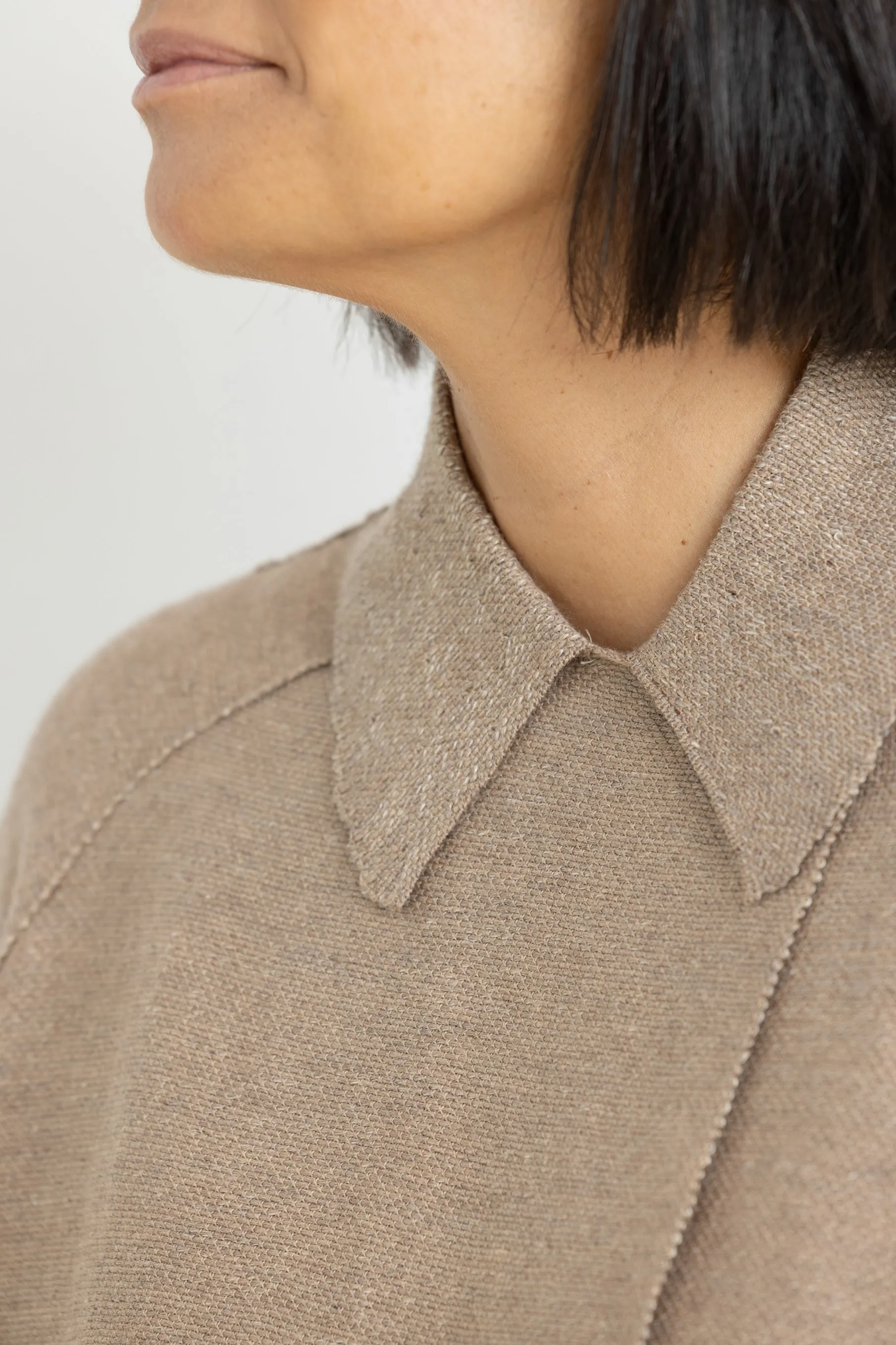 BOBOUTIC DUST COAT NATURAL