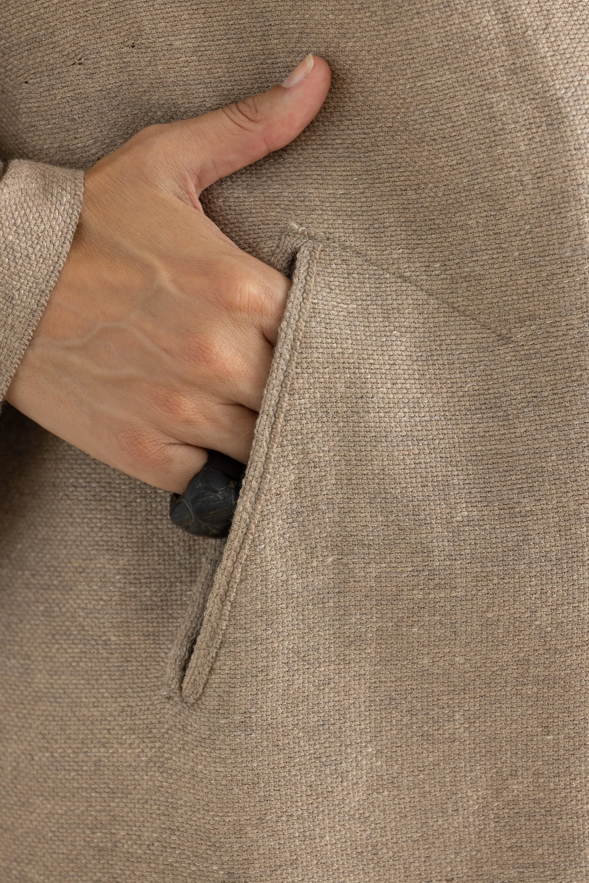 BOBOUTIC DUST COAT NATURAL