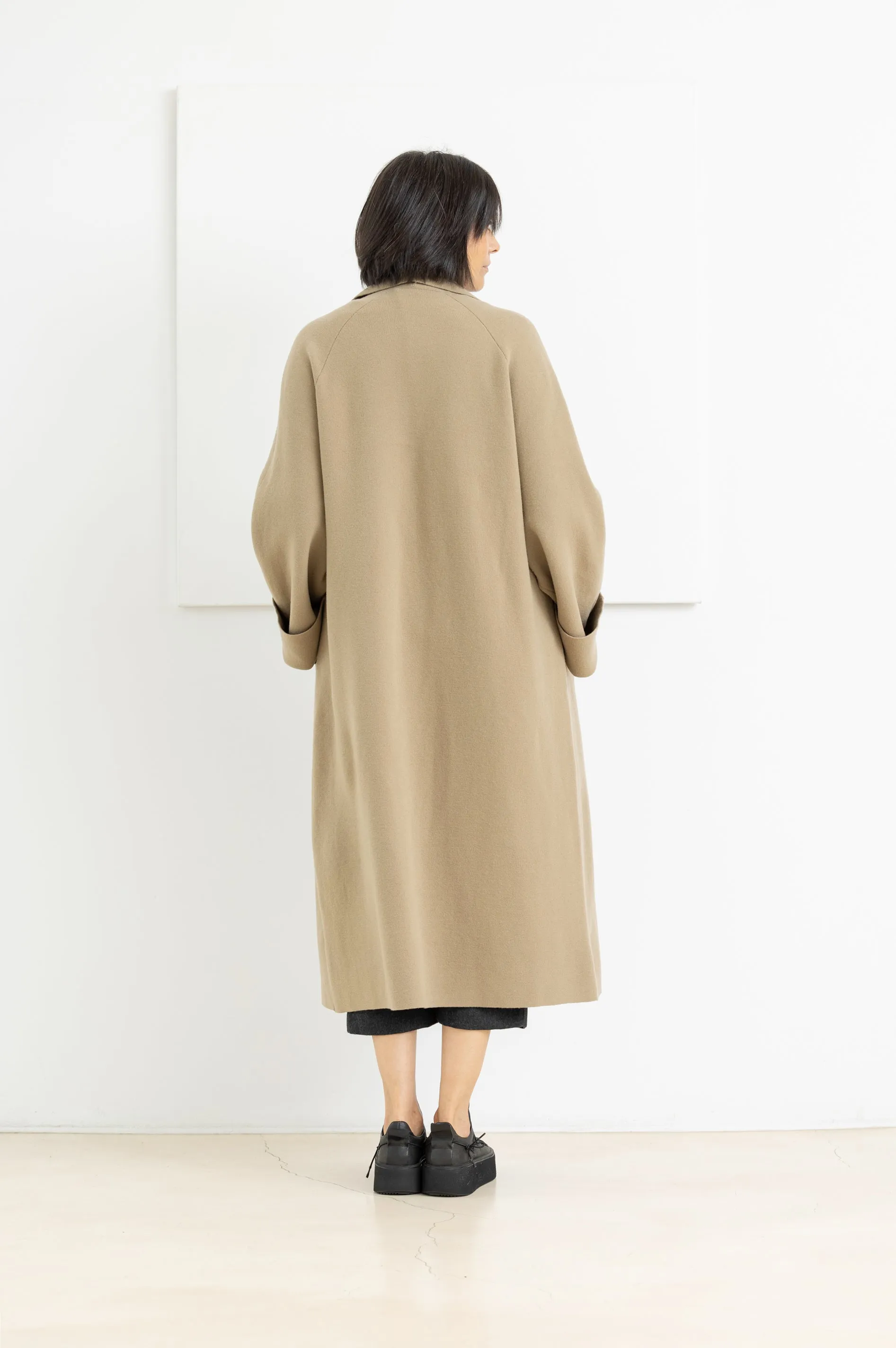 BOBOUTIC DUSTER COAT KHAKI