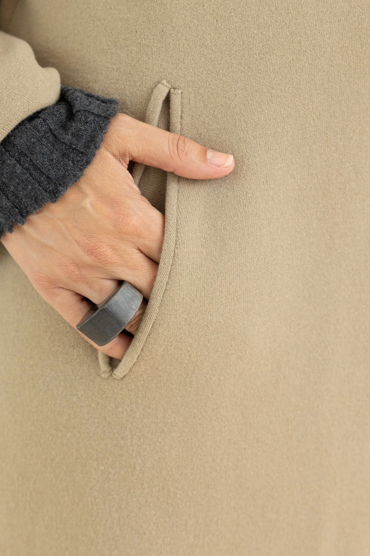 BOBOUTIC DUSTER COAT KHAKI