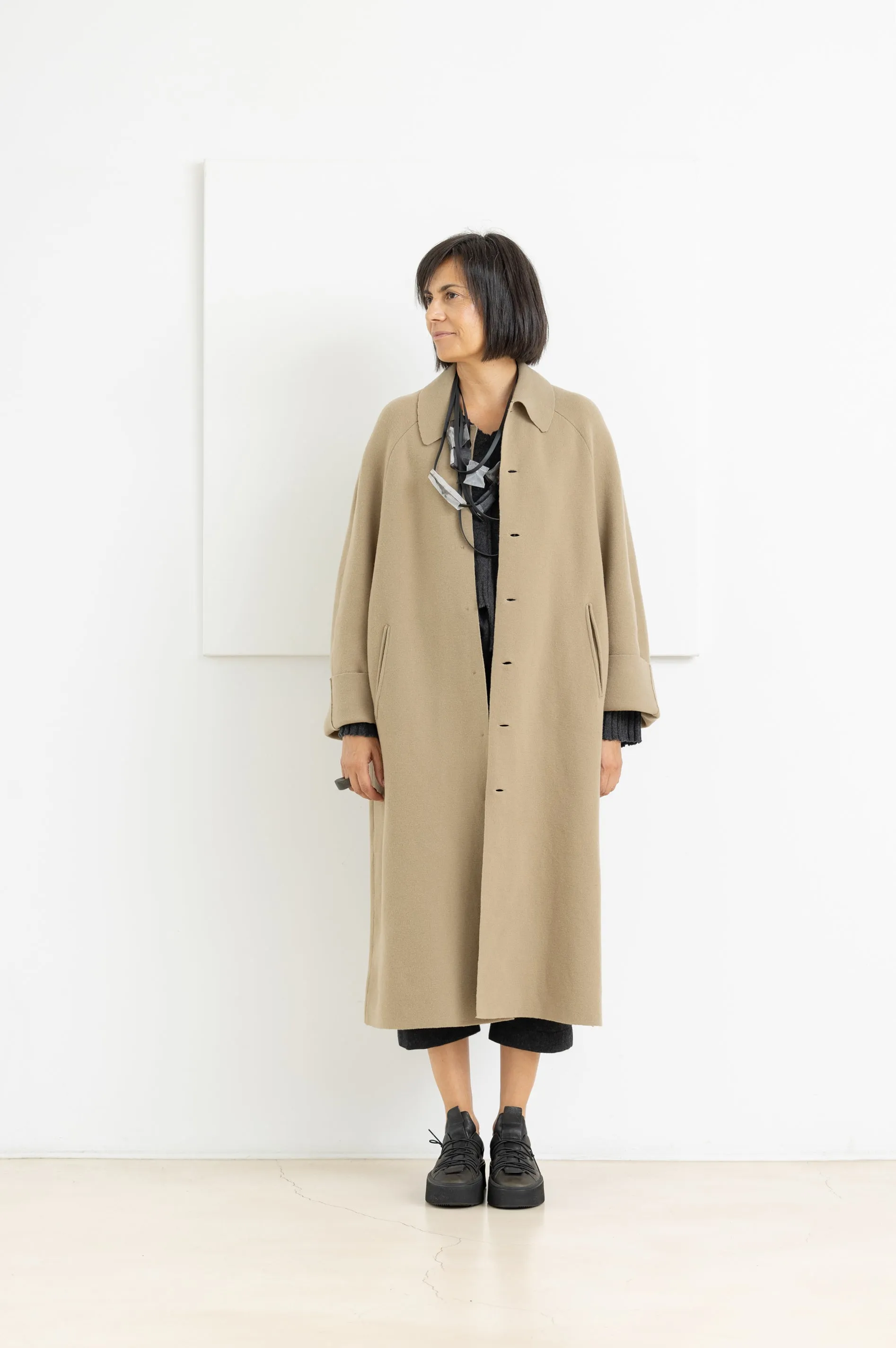 BOBOUTIC DUSTER COAT KHAKI