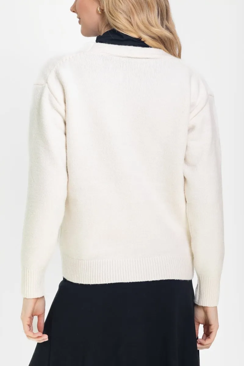 KEN CARDIGAN (IVORY)