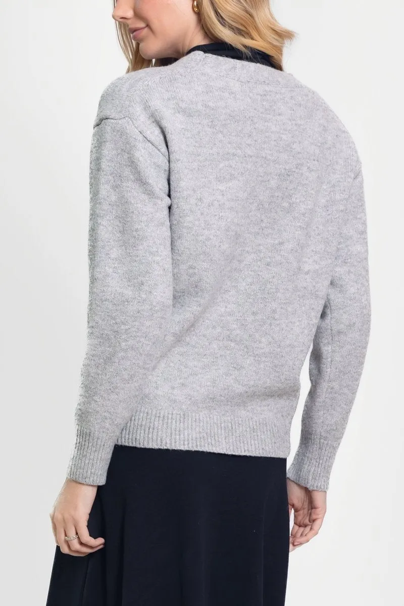 KEN CARDIGAN (LIGHT GRAY)