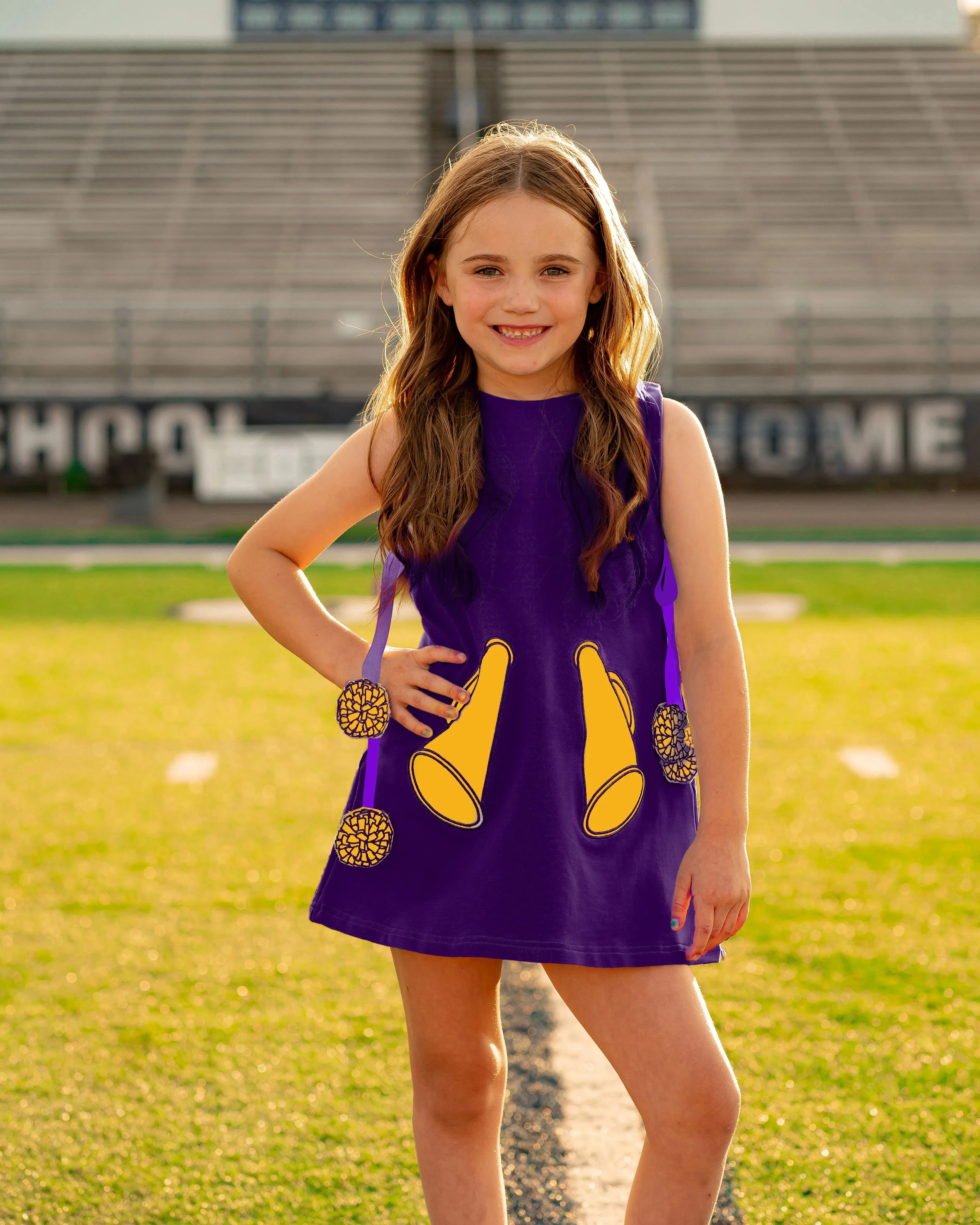 Kids Purple/Gold Gameday Jumper