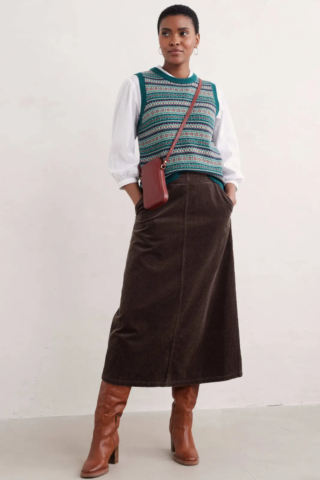 Seasalt Percella Cove Vest - Wheal Towan Seashore Mix