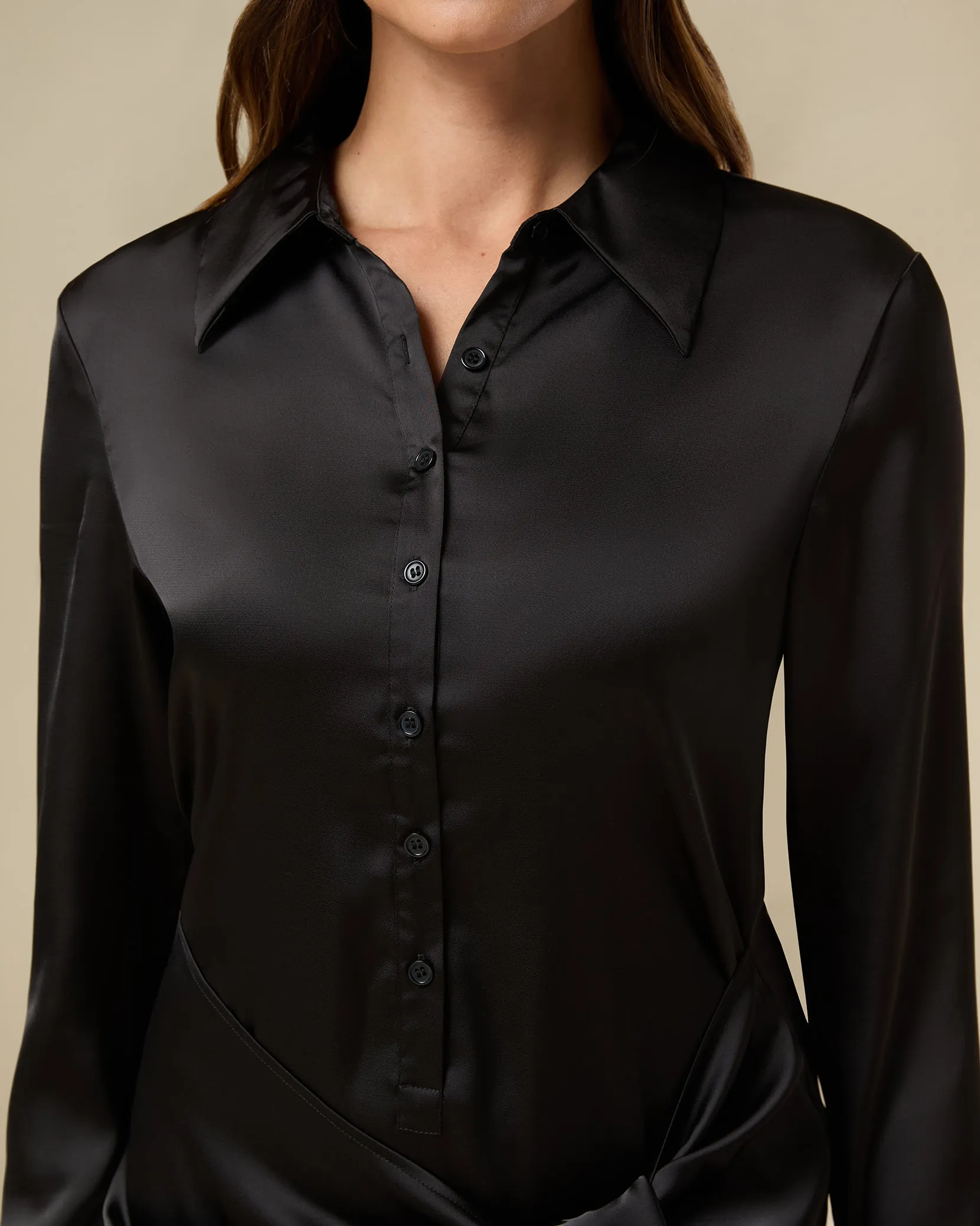 Tie Wrap Button Down Dress